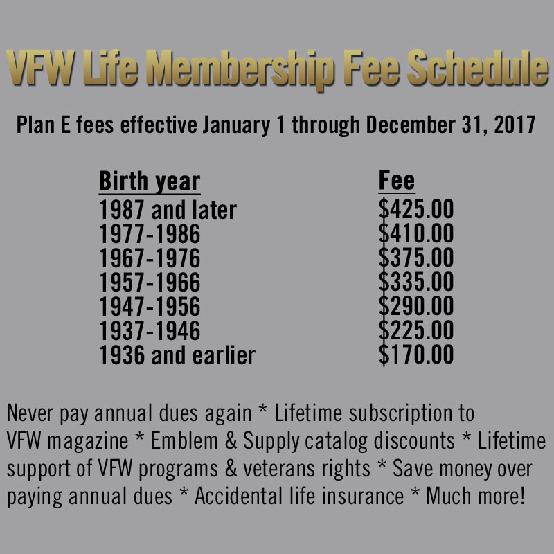 VFW Life Membership