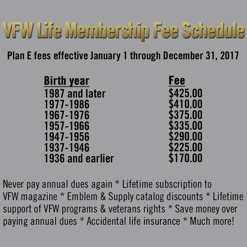 VFW Life Membership VFW Post 12130